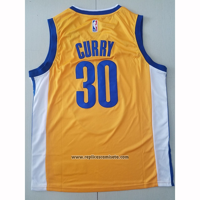Camiseta Golden State Warriors Stephen Curry #30 Statement Oro